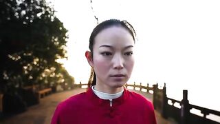 Breathtaking Tai Chi Sword on Mountain Top