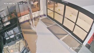 Thieves broke into a superbike shop