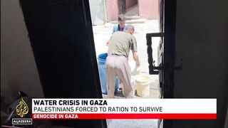 Gaza water crisis: Israeli bombings worsen shortages and forcing families to ration