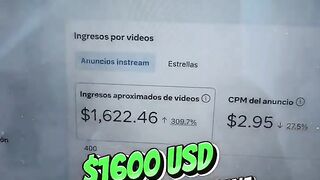 Lo que ganó en una semana monetizando