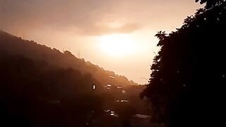 Atardecer lluvioso en Vargas, Venezuela