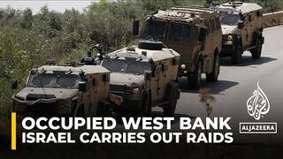 Israeli forces carries out a series of raids across the occupied West Bank 2