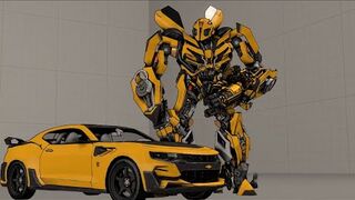 Bumblebee and DOTM Starscream Transform!