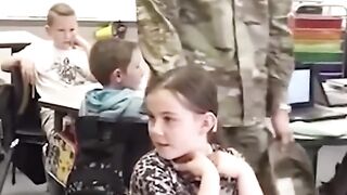 Surprised When Your Soldier Returns Home Without Warning.