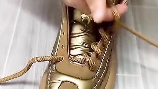 make your shoelaces look pretty!