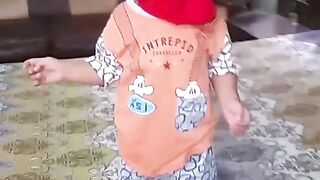 Kid enjoy