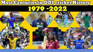 most centuries in ODI cricket history #cricket #drusmantv#viratkohli