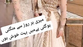 Munza malik wedding dress