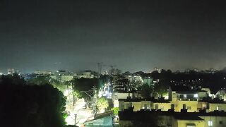 Israel Iron Dome in action _Recorded Alarm_