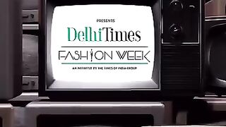 times fashion week cat walk navy blue Lenga fashion