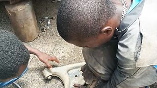 Checking arm bushes