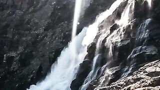 Famous Trolstigen pass in Norway! On mighty Yamaha XT 660. Keis inspiring riders trip 2023