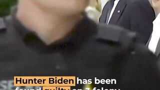 Hunter Biden convicted on felony charges in gun case _ AJ #Shorts