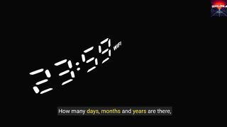 How many days, months and years are there, depending on a person’s age