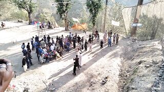 Celebration on the occasion of the victory of Martyrs of Azad Patan Cricket Team