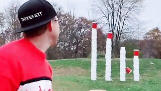 Frisbee Trickshot #shorts