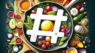 Beautiful logo design for the food challenge