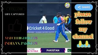 Match Highlights of India vs. Pakistan / t20 worldcup 2024