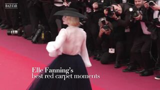 Elle fanning red carpet looks