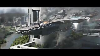 Avenger action movie scene
