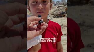 'I want to die' - a Palestinian child in Gaza says due to war 2