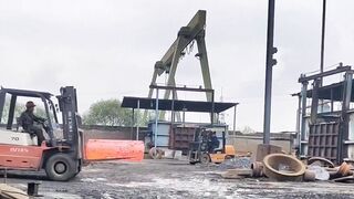 Forged giant shaft | Amazing heavy duty forge video
