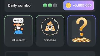 Комбо-карты для получения 5000000 монет в Hamster Kombat!