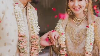 Hania Amir and zaviyar Nauman bridal photoshoot #haniaamir
