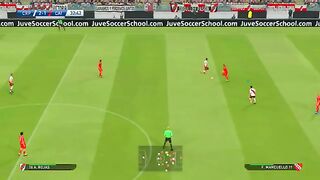 A great goal with a powerful header that penetrates the net