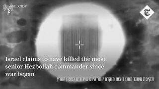 Israel 'kills most senior Hezbollah commander since war began'
