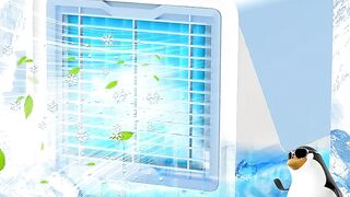 Quiet & Fast Cooling Portable Air Conditioners Fan with 3 Speeds