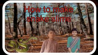 How to make slime snake ????. #entertainment #slime #snake