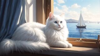 Cat fisherman