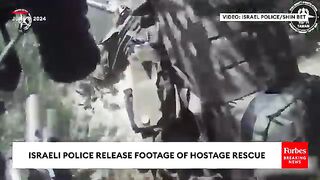 Israeli Police Release Footage Of Dramatic Hostage Rescue Operation In Gaza
