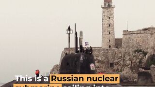 Video shows Russian nuclear submarine sailing into Havana, Cuba | Al Jazeera Newsfeed