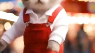 Cute cat dancing 3
