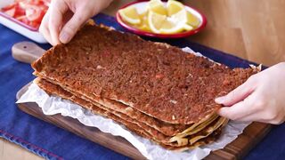 Hazır Yufkadan Lahmacun
