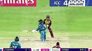 New Zealand fall of wickets against west indies