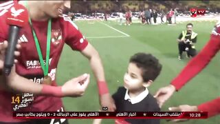 لقطه جميلة من امام عاشور  مع ابن مؤمن زكريا
