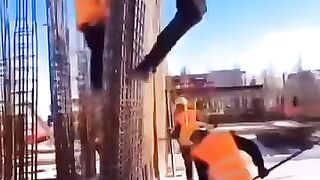 funny Construction reaction ????