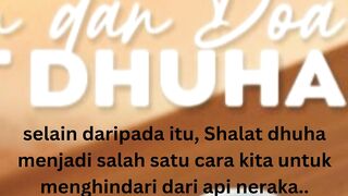 keutamaan sholat dhuha