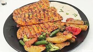 Chicken Steak With White Garlic Sauce, Quick Delicious Chicken Steak Recipe ????????????