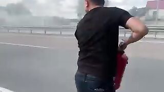 Lorry fire