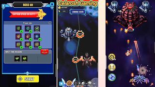 Space Shooter: F1 Ship Plume & F3 Mini Ship Vampire Aureus Unlock! Boss 69 Gameplay