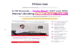 Auto Money Decoded Review - Unlock Free Buyer Traffic & Earn $757.77 Daily