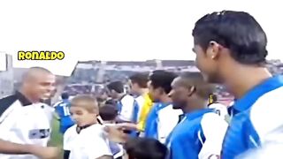 Cristiano Ronaldo conoce a Ronaldo!!.