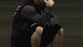 Messi with Barcelona in UCL
