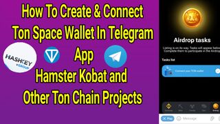 How to Creat and Connect Ton Wallet in Telegram App | How to Connect Hamster Kombat To Ton Wallet