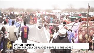 Forcibly displaced population doubles to 120 million over the past 10 years