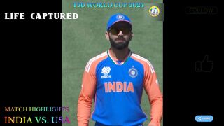 MATCH HIGHLIGHTS / USA VS. INDIA / T20 WORLDCUP 2024